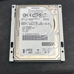 Hitachi Travelstar 80GB 2.5” IDE Laptop Hard Drive IC25N080ATMR04-0 (Untested)